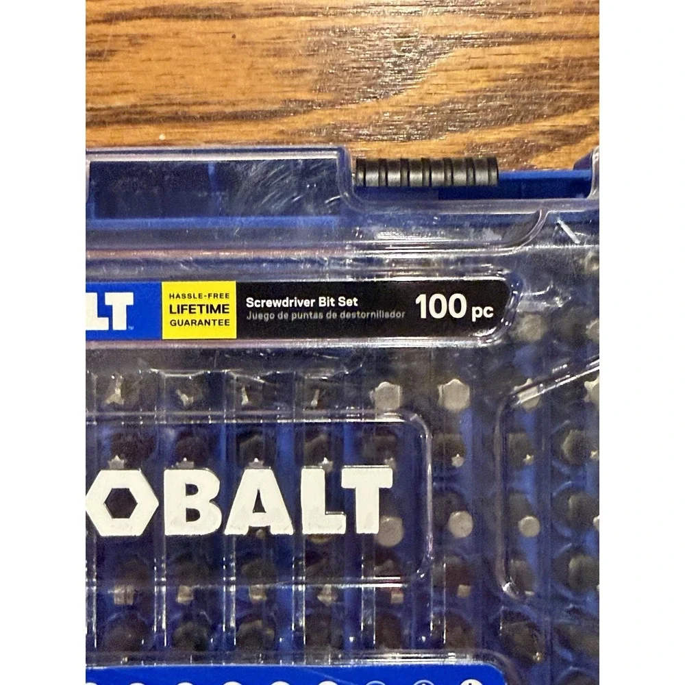 KOBALT 100PC SCREWDRIVER BIT SET - NEW # 1483287